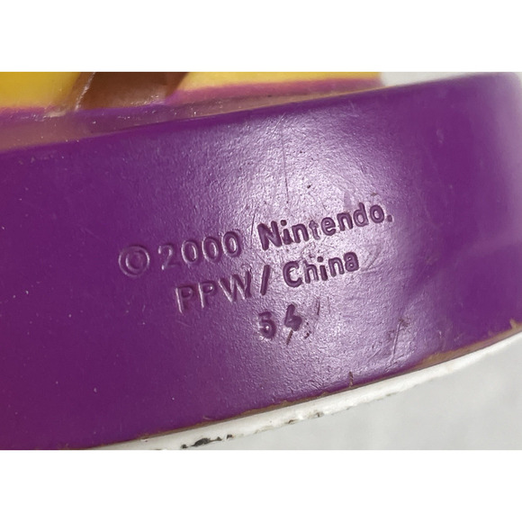 Nintendo Pokemon Vtg 2000 Tumbler Cups #25 Pikachu Yellow Purple TOP ONLY - RARE - Picture 10 of 12